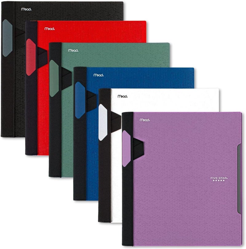Five Star Advance Spiral Notebook + Study App, 1 Subject, College Ruled Paper, 8-1/2" x 11", 100 Sheets, Spiral Guard, Movable Tabbed Dividers, Color Selected For You, 1 Count (06322) - Image 2